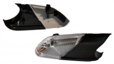 Lampa semnalizare oglinda Skoda Octavia 2/Tour 2, 2004-2012, Vw Polo, 2005-2009, cu LED, alba, omologare ECE, cu capac, 1Z0949102C, Dreapta