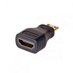 Adaptor AKYGA AK-AD-04 HDMI Female - miniHDMI Male Negru foto