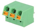 Regletă de Conexiuni PCB Unghi 5mm 3 Piste