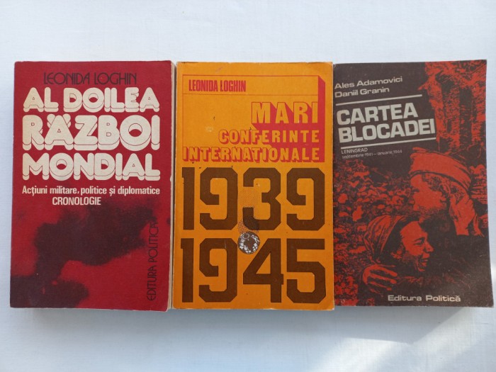 LEONIDA LOGHIN - AL DOILEA RAZBOI MONDIAL + MARI CONFERINȚE INTERNAȚIONALE + CAR