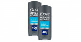 Dove Men+Care Tusf&uuml;rdő Clean Comfort 2x400ml