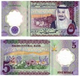 !!! ARABIA SAUDITA - 5 RIYALS 2024 - P 43 - UNC / POLIMER