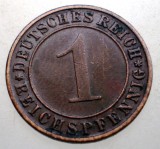 B.305 GERMANIA WEIMAR 1 REICHSPFENNIG 1936 D