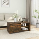 Gossi masuta de cafea, stejar afumat, 102x50x45 cm, lemn prelucrat