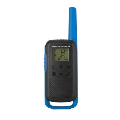 Statie radio PMR Motorola T62, 16 canale, 800 mAh, Albastru/Negru foto
