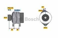 Generator / Alternator VOLVO V40 Combi (VW) (1995 - 2004) BOSCH 0 986 040 370