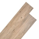 VidaXL Plăci de pardoseală, stejar maro, 5,26 m&sup2;, 2 mm, PVC