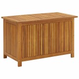 Lada de depozitare gradina, 90x50x58 cm, lemn masiv de acacia