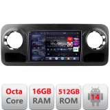 Navigatie Mercedes Sprinter 2018- Android radio gps internet 8 core QLED 2K 16+512GB 360GB Edotec