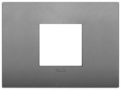 Rama Ornament 2M metal pentru doza de 3M Vimar Arke ardezie mat 19652.02 foto