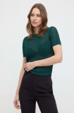 Cumpara ieftin Liviana Conti pulover de bumbac culoarea verde, light