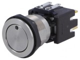 Comutator Anti-Vandalism 2 Pozitii DPST-NO 12A 250V IP64 19mm