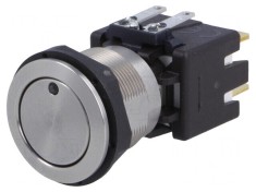 Comutator Anti-Vandalism 2 Pozitii DPST-NO 12A 250V IP64 19mm