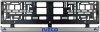 Set 2 bucati, suport numar inmatriculare argintiu Iveco IV, Autohelix MSA