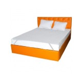 Set Saltea cu spuma, Hydra Comfort Flex 140x200x16cm, fermitate mediu spre tare, hipoalergenica, husa detasabila, Saltsib plus 2 perne matlasate 50x70