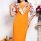 Rochie Eleganta Fera Galben - 48Marimea