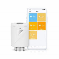 Cap termostatic calorifer Meross MTS100 Smart, Alexa, Google Home, control smartphone foto