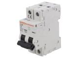 &Icirc;ntrerupător de Supracurent 16A 2 Poli 10kA 230/400V