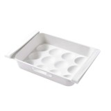 Cutie depozitare cu clesti, tip sertar organizator, pentru frigider, usor de utilizat, practic, 26x18 cm, Oem