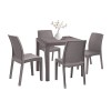 Set mobilier de grădină Goti 4+1 cappuccino