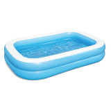 Piscina gonflabila My Family Pool, 262 x 175 x 51 cm, 2 inele, Albastru/Alb, General