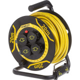 Cablu prelungitor pe tambur 20 m, 4 prize, 3200w, maner, frana, ip44 MultiMark GlobalProd