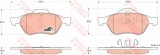 Set placute frana,frana disc RENAULT LAGUNA II (BG0/1) (2001 - 2016) TRW GDB1540