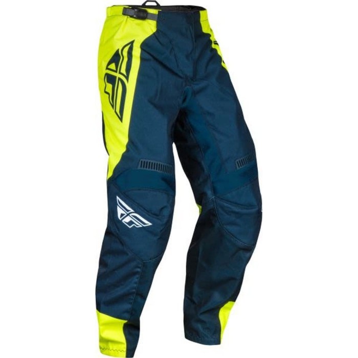 Pantaloni cross/atv Fly Racing F-16 alb/albastryu/fluo marime 30