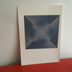 Victor Vasarely, Serigrafie numerotata 21/150 semnată