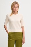 United Colors of Benetton pulover de l&acirc;nă culoarea bej, light, 11AHD10E6