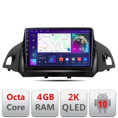 Navigatie Ford Kuga 2013-2017 C-362 Android Octa Core Ecran 2K QLED GPS 4G 4+32GB 360 KIT-362+EDT-E409-2K CarStore Technology foto