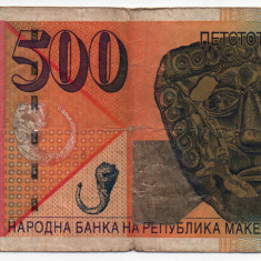 Bancnotă 500 Denari - Macedonia, 2003