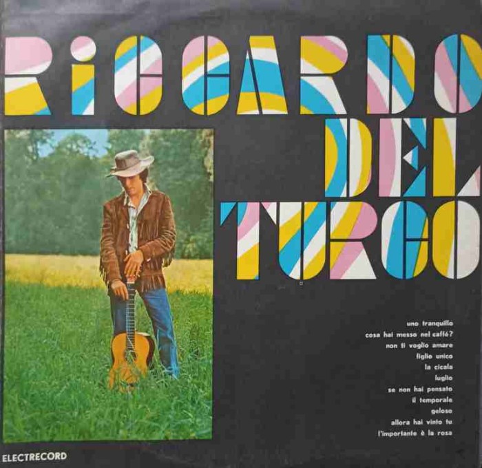 Disc vinil, LP. RICCARDO DEL TURCO: UNO TRANQUILLO, COSA HAI MESSO NEL CAFFE? ETC.-RICCARDO DEL TURCO