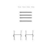 Set accesorii placute frana Mercedes Vito Box (W638), Vito Bus (W638); Peugeot 406 (8b), 406 Break (8e/F), 406 Coupe (8c), 605 (6b), 607 (9d, punte S