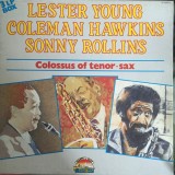 Vinil # 3XLP EDITIE CARTONATA Sonny Rollins, Coleman Hawkins, Lester Young &lrm;&ndash; Colossus Of Tenor-Sax (EX)