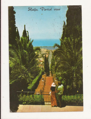 SI1 - Carte Postala -ISRAEL- &amp;nbsp;Haifa, Persian Garden, Circulata foto