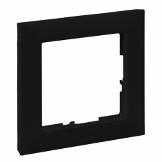 Rama ornament 1 post Legrand Suno negru 721521