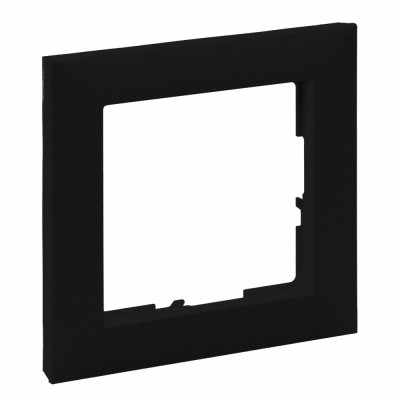 Rama ornament 1 post Legrand Suno negru 721521 foto