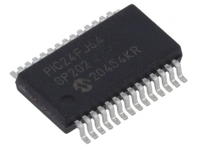 Microcontroler PIC24 64kB 2-3.6V SMD SSOP28 foto