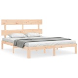 Cumpara ieftin Cadru de pat fara saltea, 160x200 cm, lemn masiv pin