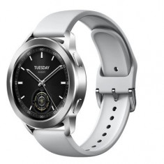 Smartwatch Xiaomi Watch S3, Ecran AMOLED 1.43inch, Dual GPS, Bluetooth, Waterproof 5 ATM (Argintiu)