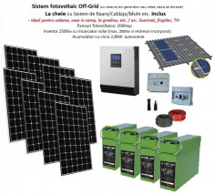 Sistem fotovoltaic / Instalatie fotovoltaica 3kW / Panou fotovoltaic foto