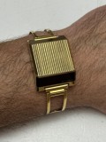 CEAS BULOVA COMPUTRON - LED N6 - &quot;Driver Watch&quot; - Gold Tone - Vintage - 1976 !