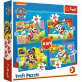 PUZZLE TREFL 4IN1 PATRULA CATELUSILOR ECHIPA