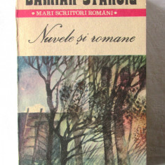 "NUVELE SI ROMANE", Damian Stanoiu, 1987. Cuprinde 13 lucrari ale autorului