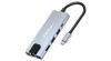 Adaptor Hub Qoltec USB-C 5&icirc;n1 | USB-C PD 100W | 2x USB | HDMI 4K | RJ45