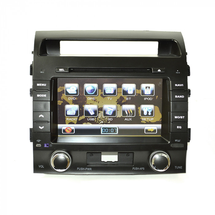 Resigilat : Sistem navigatie GPS + DVD +TV pentru Toyota Land Cruiser 200 model TT