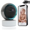 Camera Rotativa Wireless Full HD 1080p, Camera Video Audio cu Rotire 360&deg;, Vedere Nocturna Infrarosu, Detectare Miscare si Sunet, Audio Bidirectional,, Oem