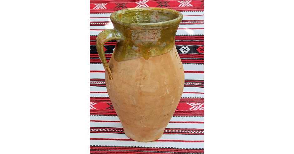 Ulcea de 2 litri de lut ars (3), ceramica traditionala romaneasca ...