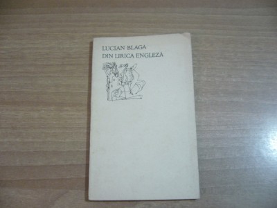 Lucian Blaga - Din lirica engleza foto